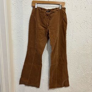 Vintage Brown Corduroy Flare Pants